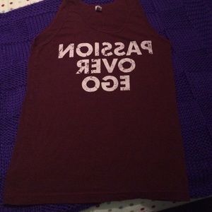 'PASSION OVER EGO' tank