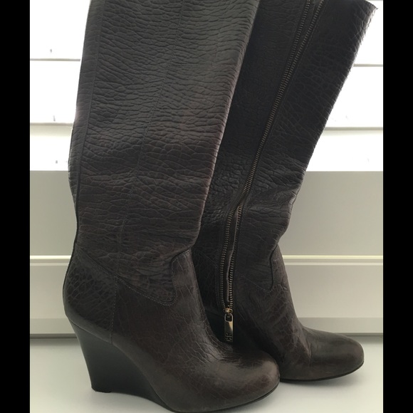 Tory Burch Shoes - Tory Burch 7 1/2M Brown Dabney Wedge Boots