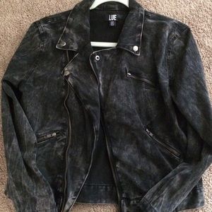 Lue Black Moto Jacket