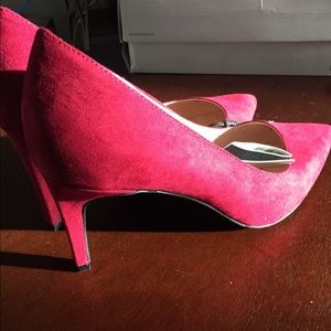 Zara suede heels
