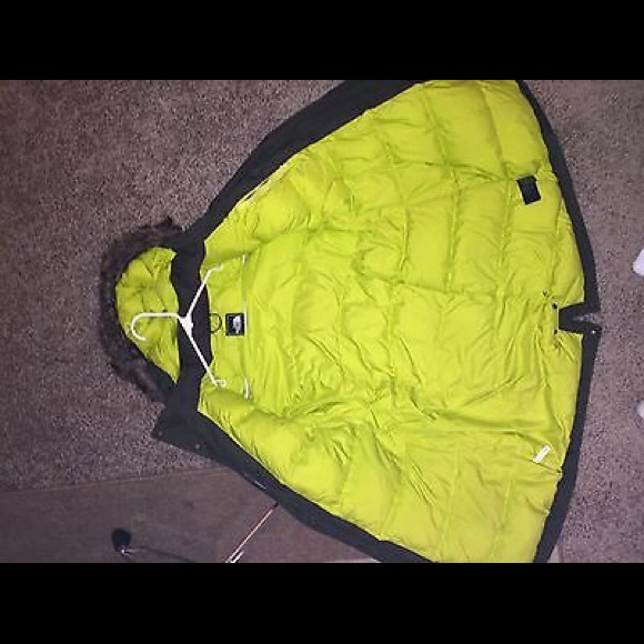 Women's North Face Arctic Parka Ink Green M