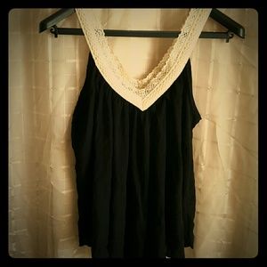 Crochet strap tank