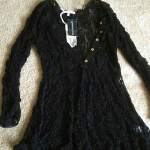 *FLASH SALE* Sheer lace shirt/dress.
