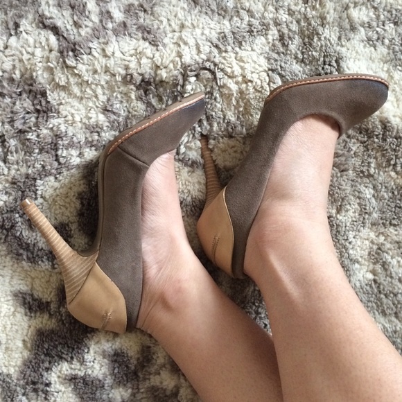 Kenneth cole suede high heels