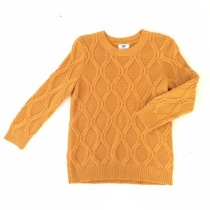 Old Navy 3/4 sleeve mustard sweater, medium