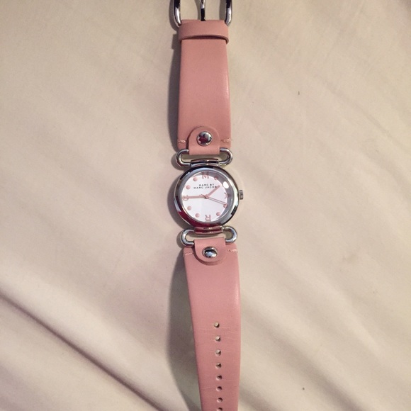 Marc by Marc Jacobs Accessories - Pink Marc Jacobs Watch Leather Band
