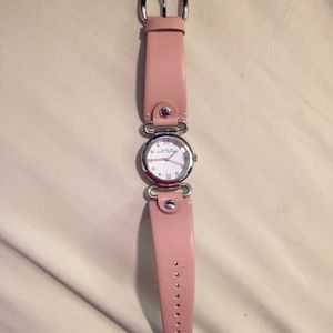 Pink Marc Jacobs Watch Leather Band