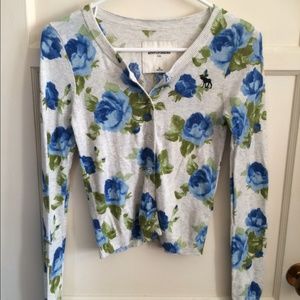 Abercrombie Kids Floral Cardigan