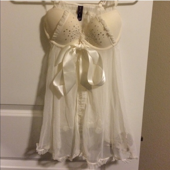 VS white lingerie