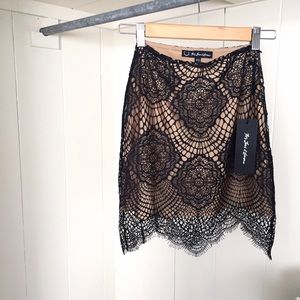 NWT For Love and Lemons Grace mini skirt