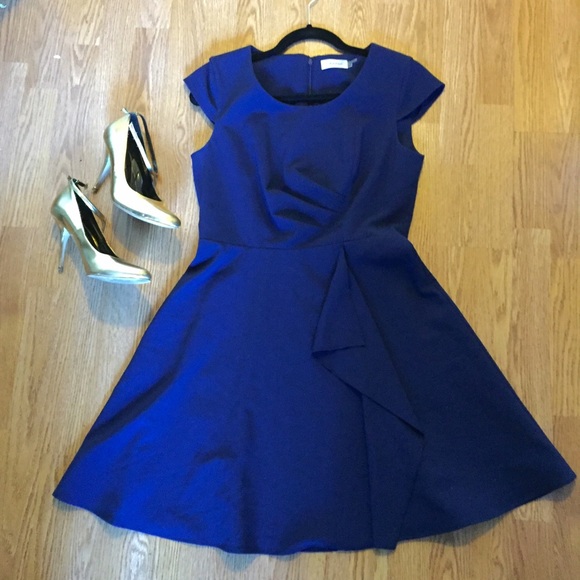 Calvin Klein Dresses & Skirts - Royal Blue Calvin Klein Cap Sleeve Dress
