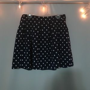 Size S Aeropostale polka dot skirt