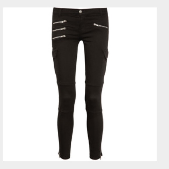 J brand black/deep green cargo jeans