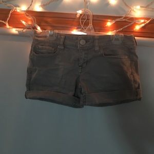 Size 00 grey Aeropostale shorts