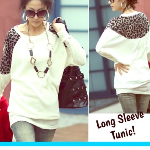 Sweaters - 💥Casual Trendy Animal Print Long Sleeve Tunic!
