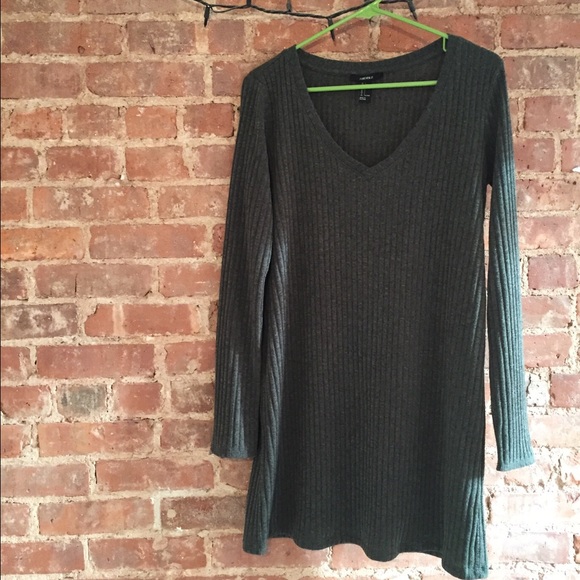 Olive Sweater Dress