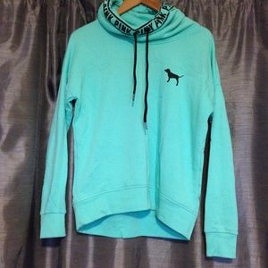 VS Pink Cowl Neck Sweatshirt