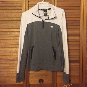 NWOT pink ultimate half zip