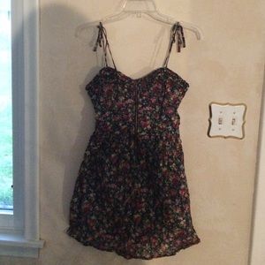 Floral Zip Front Sundress