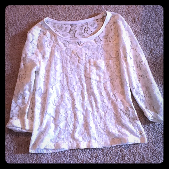 Lace Hollister top - Picture 1 of 2