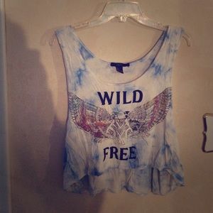 "Wild Free" Aztec Inspired Crop Top
