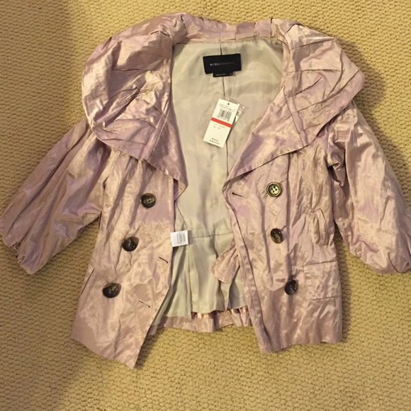Lavender tie front jacket - Picture 1 of 3