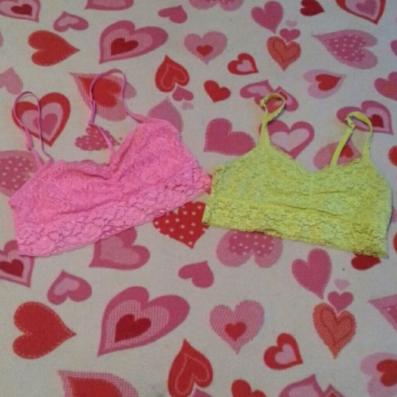 Lace bralettes