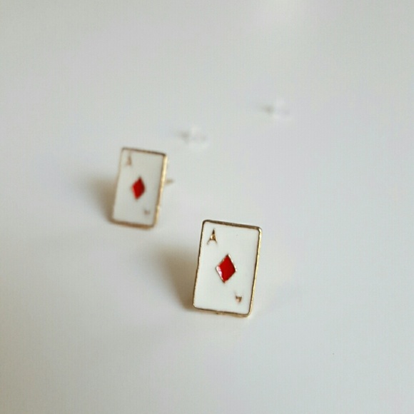Jewelry - Ace of diamond earrings