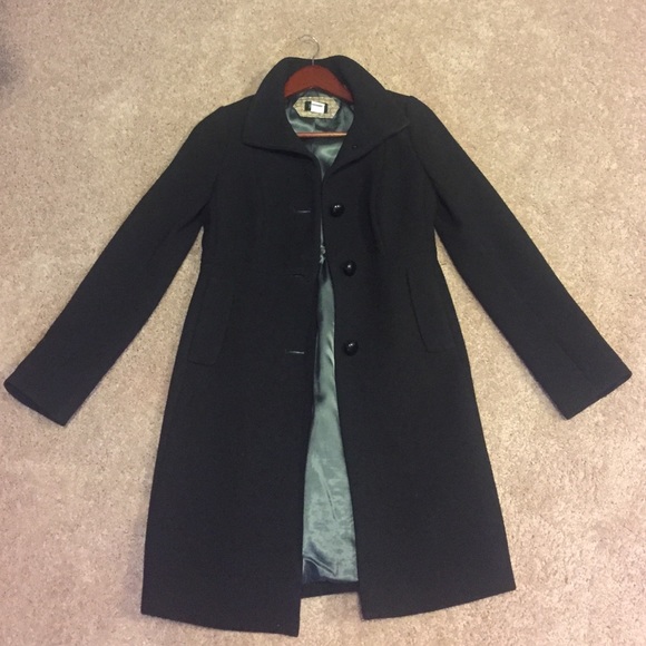 J Crew black coat