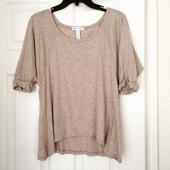 Ambiance Tops - Cream Quarter Sleeve Top