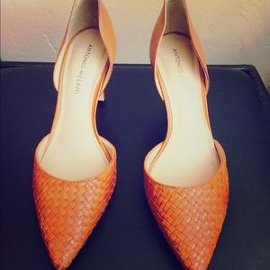 Antonio Melani Kyrsten D'Orsay Woven heels- NEW