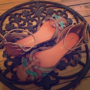 Rampage leather sandals Sz 7.5 M