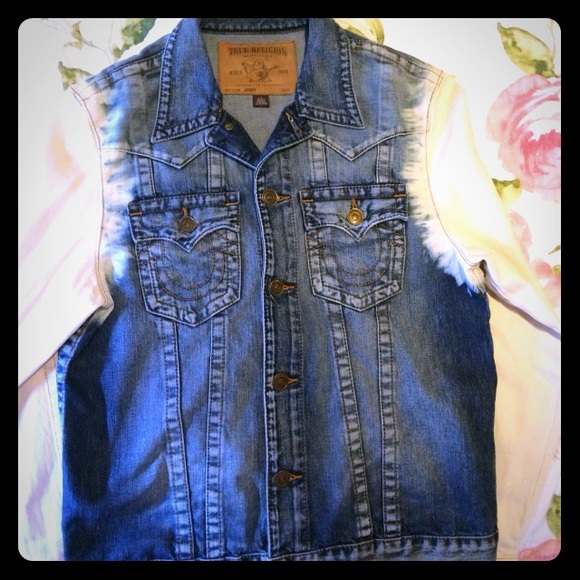 Mens True Religion Jean Jacket - Picture 1 of 2