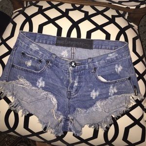 One teaspoon cut offs