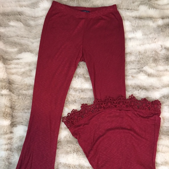 ❤️ The Crochet Lace Bellbottom Pant ❤️ - Picture 2 of 3