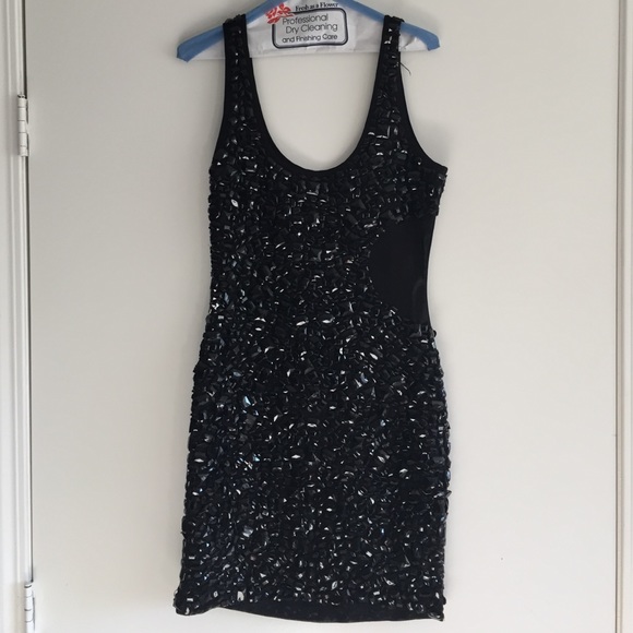 Bebe black dress