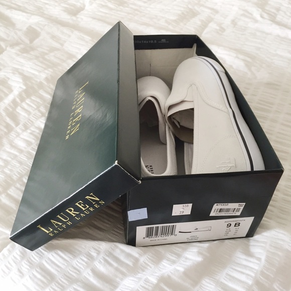 SOLDRalph Lauren White Shoes - Picture 1 of 4