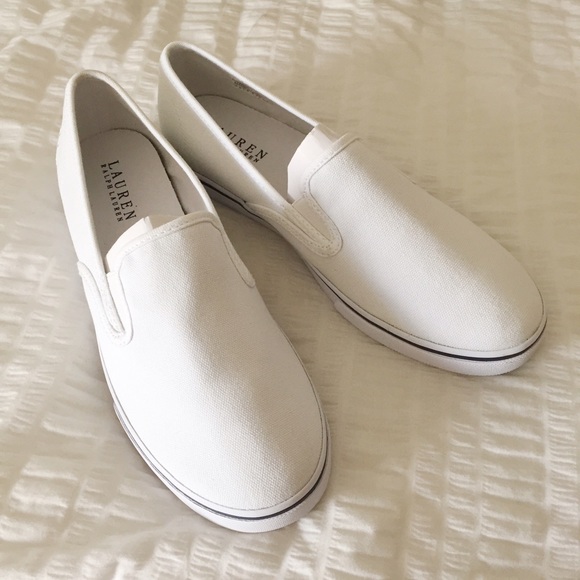 SOLDRalph Lauren White Shoes - Picture 2 of 4