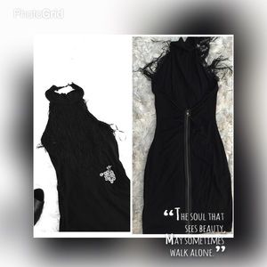 Dressy black cocktail dress