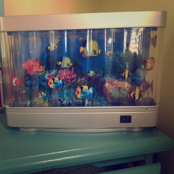 This is a lite up fish tank plug in !