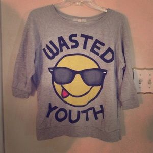 "Wasted Youth" Lightweight Sweatshirt