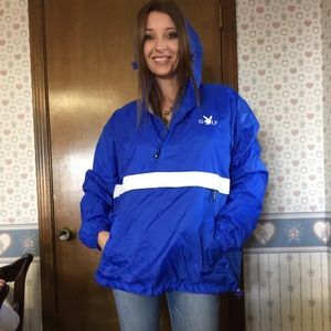 Playboy golf jacket Windbreaker Pullover Hooded