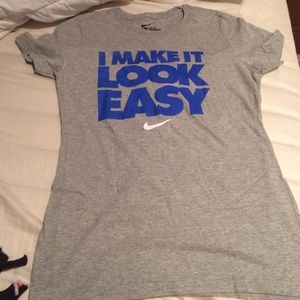 Nike "I Make It Look Easy" Slim Fit Graphic Tee