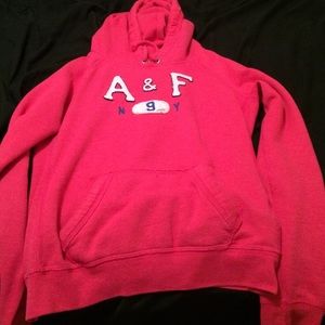 🌟SALE Pink Abercrombie & Fitch Hoodie L