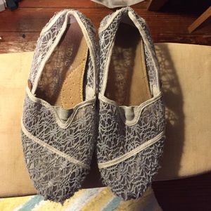 Lace gray Toms
