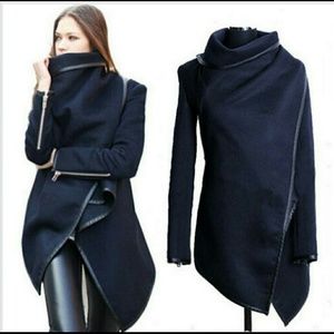 Wool blend lightweight coat/wrap