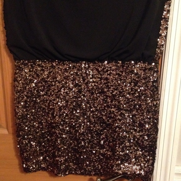 Bebe size small Black Sequin Dress - Picture 3 of 3