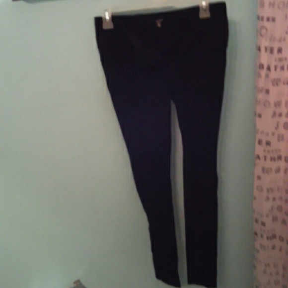Super skinny black high waist pants!