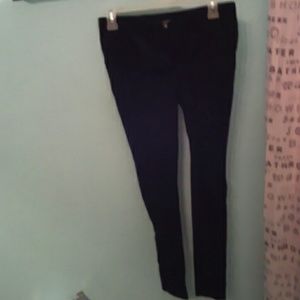 Super skinny black high waist pants!