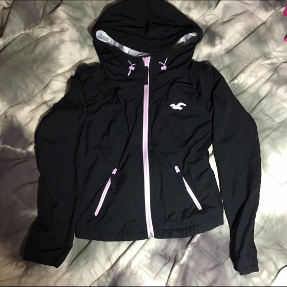 NAVY AND PURPLE RAIN COAT